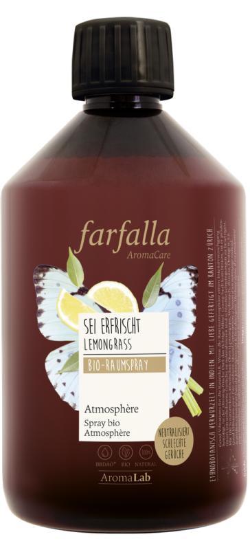 Farfalla – Atmosphere lemongrass roomspray bio (navulling 500 ml)