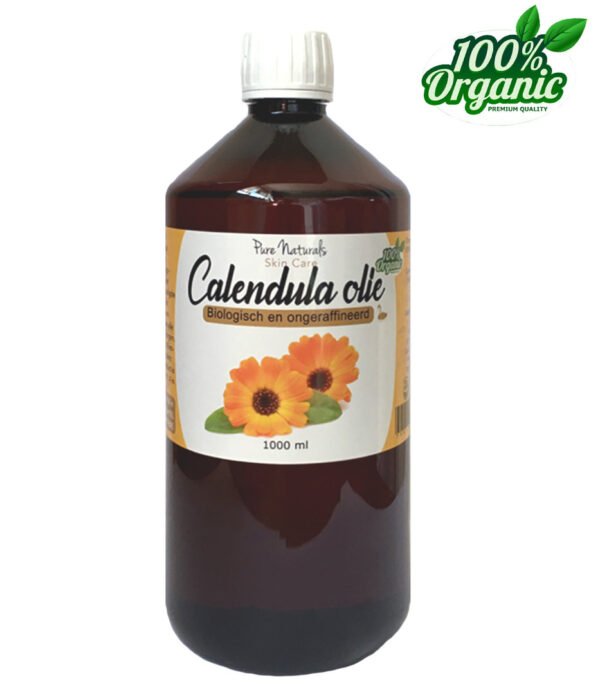 Pure Naturals – Biologische Calendula olie – 1000 ml