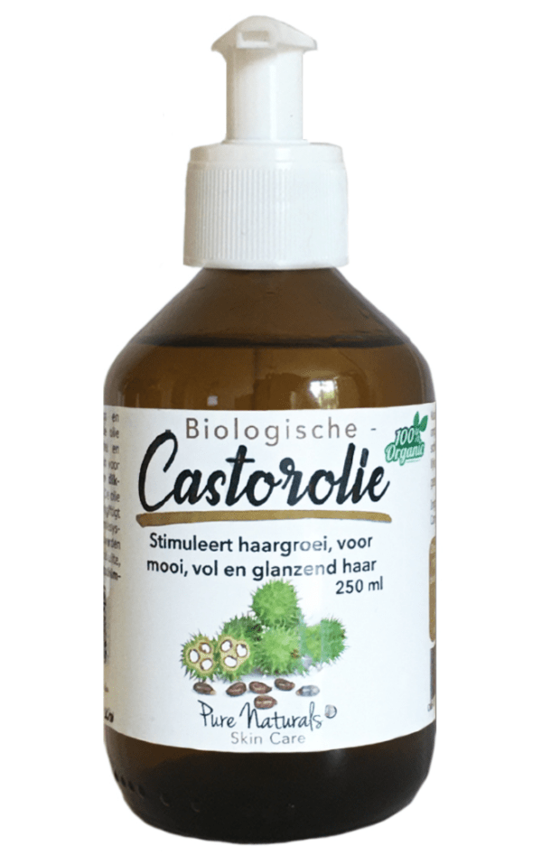 Pure Naturals – Castorolie – Koudgeperst – Biologisch – Haar, huid en wimpers – 250 ml