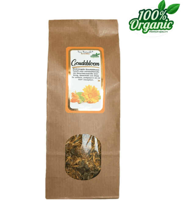 Pure Naturals – Gedroogde Goudsbloem – biologisch – 150 gram