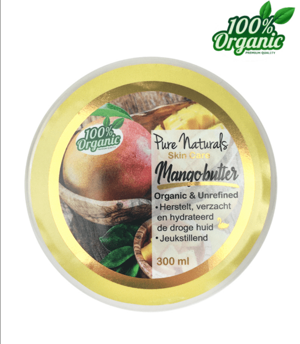 Pure Naturals – Mangobutter 300 ml – Ongeraffineerd & Biologisch